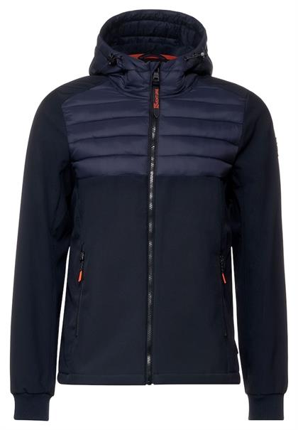 Softshelljacke mit Kapuze midnight blue