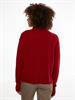 SOFTWOOL MOCK-NK SWEATER rouge