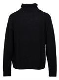 SOFTWOOL MOCK-NK SWEATER schwarz