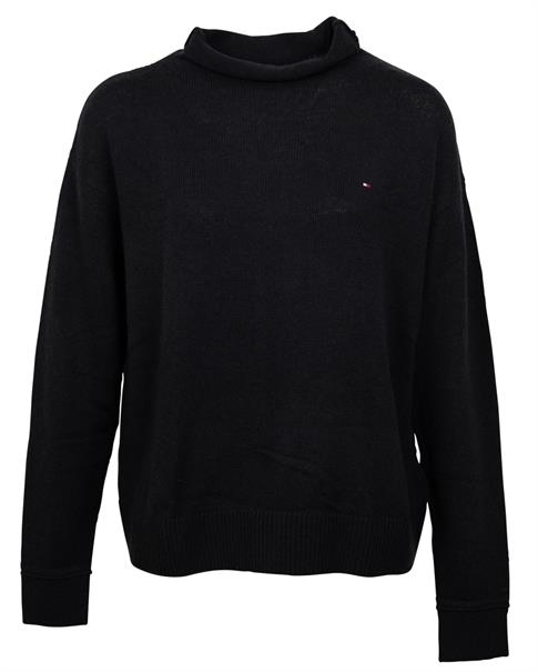 SOFTWOOL MOCK-NK SWEATER schwarz