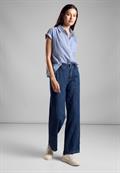 Sommer Bluse mit Streifen original blue