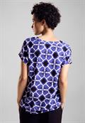 Sommer Blusenshirt violet blue