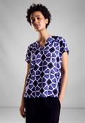 Sommer Blusenshirt violet blue