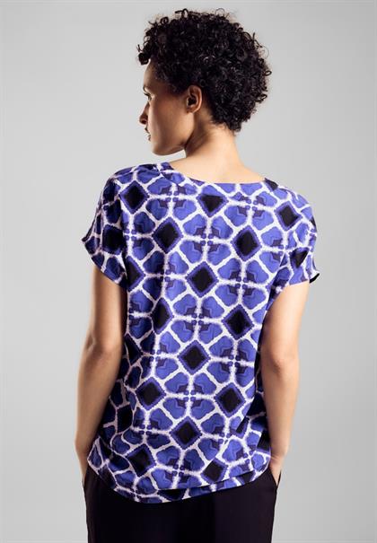 Sommer Blusenshirt violet blue