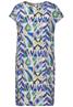 Sommer Print Kleid vanilla white