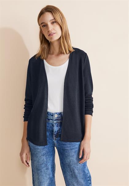 Sommer Strickjacke deep blue
