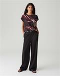 Sopika print midnight brown