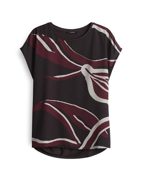 Sopika print midnight brown