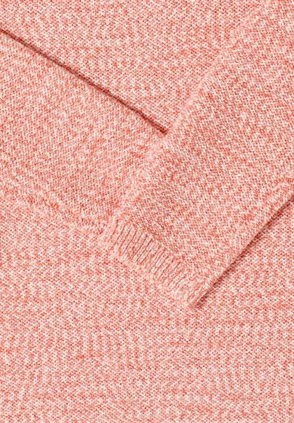 Space Dye Pullover cherry tomato orange