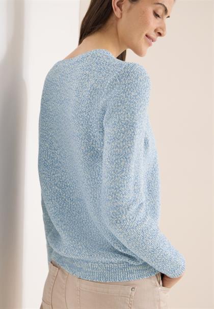 Space Dye Pullover cloud blue