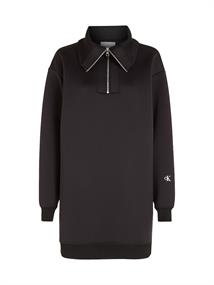 SPACER ZIP LOOSE DRESS ck black