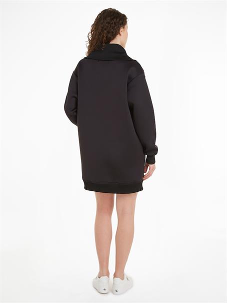 SPACER ZIP LOOSE DRESS ck black
