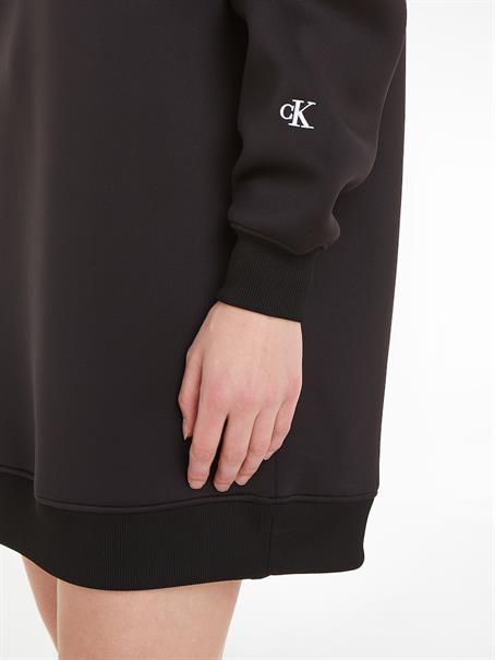 SPACER ZIP LOOSE DRESS ck black