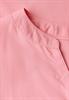 Split Neck Bluse in Unifarbe blush peach