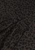 Split Neck Leo Bluse darkest brown