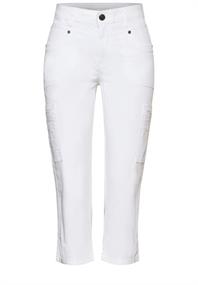 Sportive 3/4 Cargohose white