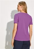 Sportives Shirt mit Wording iced violet