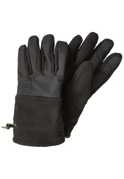 Sportlicher Fleecehandschuh mit Touchscreen Funktion asphalt