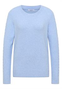 sporty light blue melange