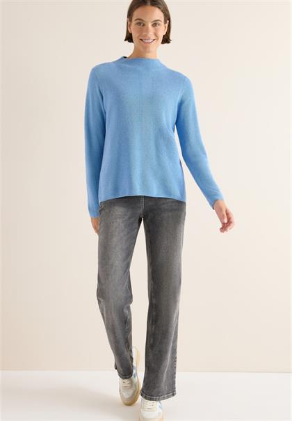 sporty light blue melange