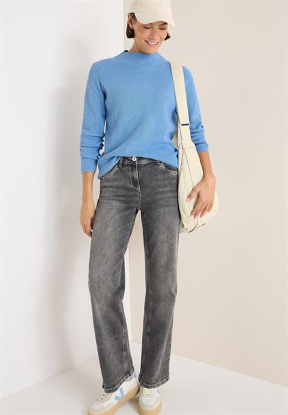 sporty light blue melange