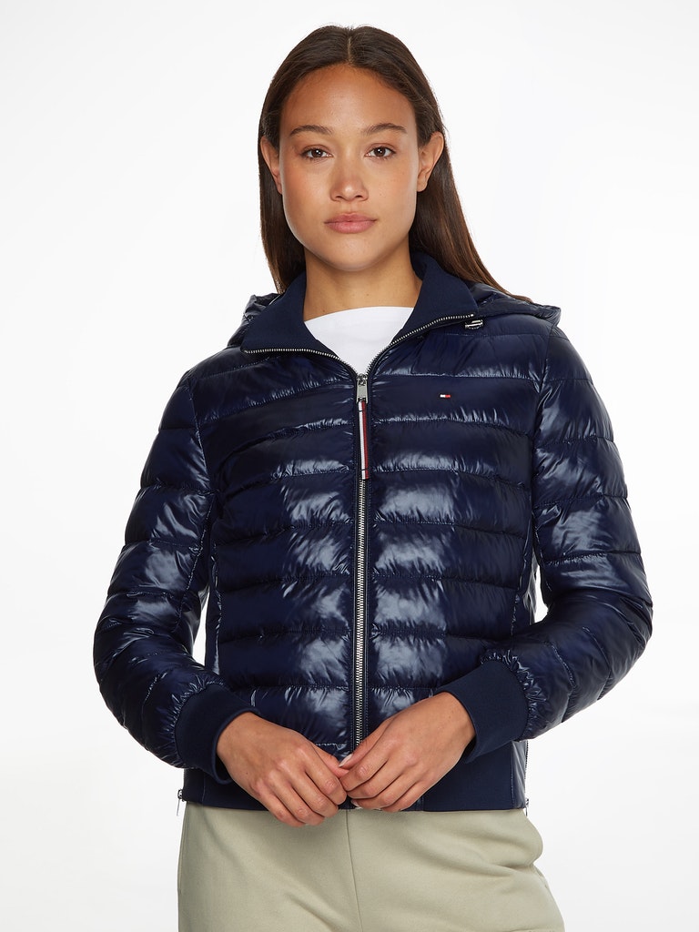 Tommy Hilfiger Damen Jacke kurz SPORTY SORONA SIDE ZIP JACKET 