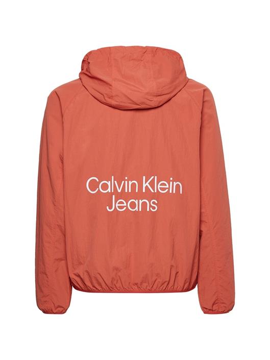 Calvin Klein Jeans Herren Jacke STACKED LOGO WINDBREAKER rhubarb red bequem online kaufen bei Tara M