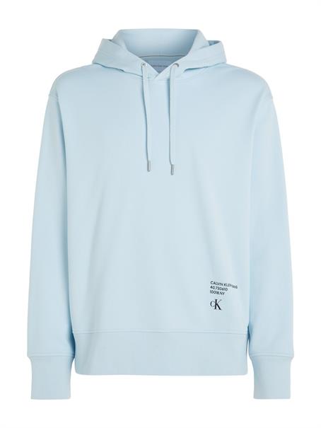 STACKED MODERN METALS HOODIE keepsake blue