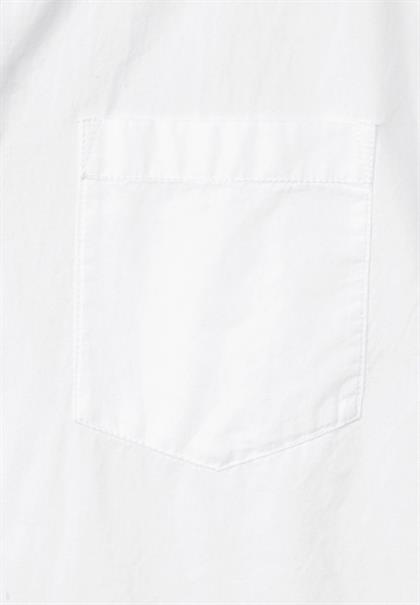Stehkragen Hemd white