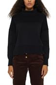 Stehkragen-Pullover aus Organic Cotton black