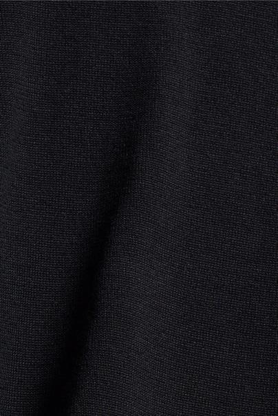 Stehkragen-Pullover aus Organic Cotton black