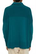 Stehkragen-Pullover aus Organic Cotton emerald green
