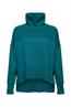 Stehkragen-Pullover aus Organic Cotton emerald green