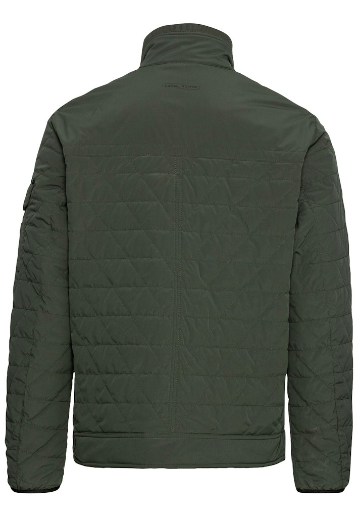 Camel Active Herren Jacke Stepp-Blouson mit Stehkragen leaf green 