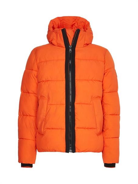 Steppjacke Aus Recyceltem Nylon coral orange