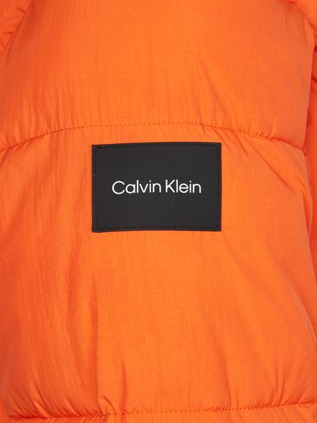 Steppjacke Aus Recyceltem Nylon coral orange