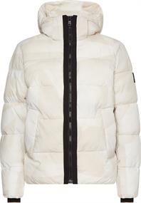 Steppjacke Aus Recyceltem Nylon shadow print egret stony beige