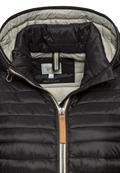 Steppjacke aus recyceltem Polyamid black