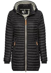 Steppjacke aus recyceltem Polyamid black