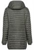 Steppjacke aus recyceltem Polyamid khaki