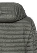 Steppjacke aus recyceltem Polyamid khaki