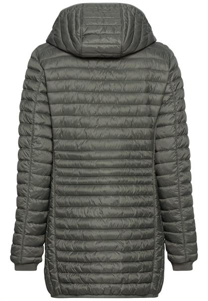 Steppjacke aus recyceltem Polyamid khaki
