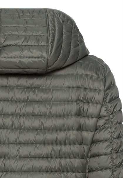 Steppjacke aus recyceltem Polyamid khaki