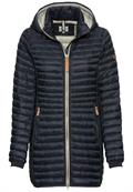 Steppjacke aus recyceltem Polyamid navy