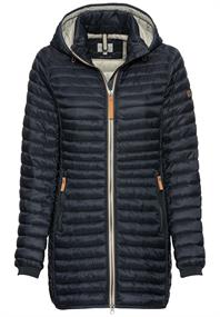 Steppjacke aus recyceltem Polyamid navy