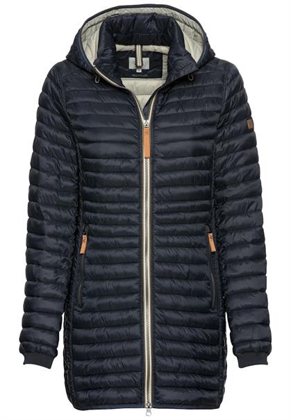Steppjacke aus recyceltem Polyamid navy
