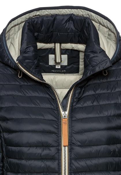 Steppjacke aus recyceltem Polyamid navy