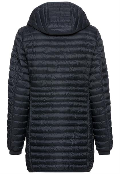 Steppjacke aus recyceltem Polyamid navy