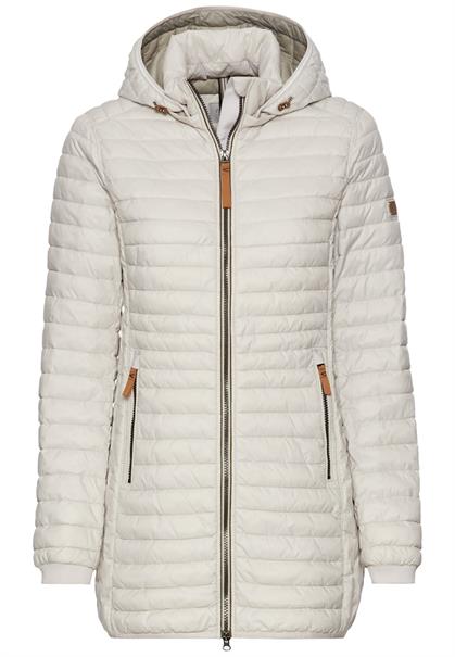 Steppjacke aus recyceltem Polyamid pearl