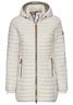 Steppjacke aus recyceltem Polyamid pearl